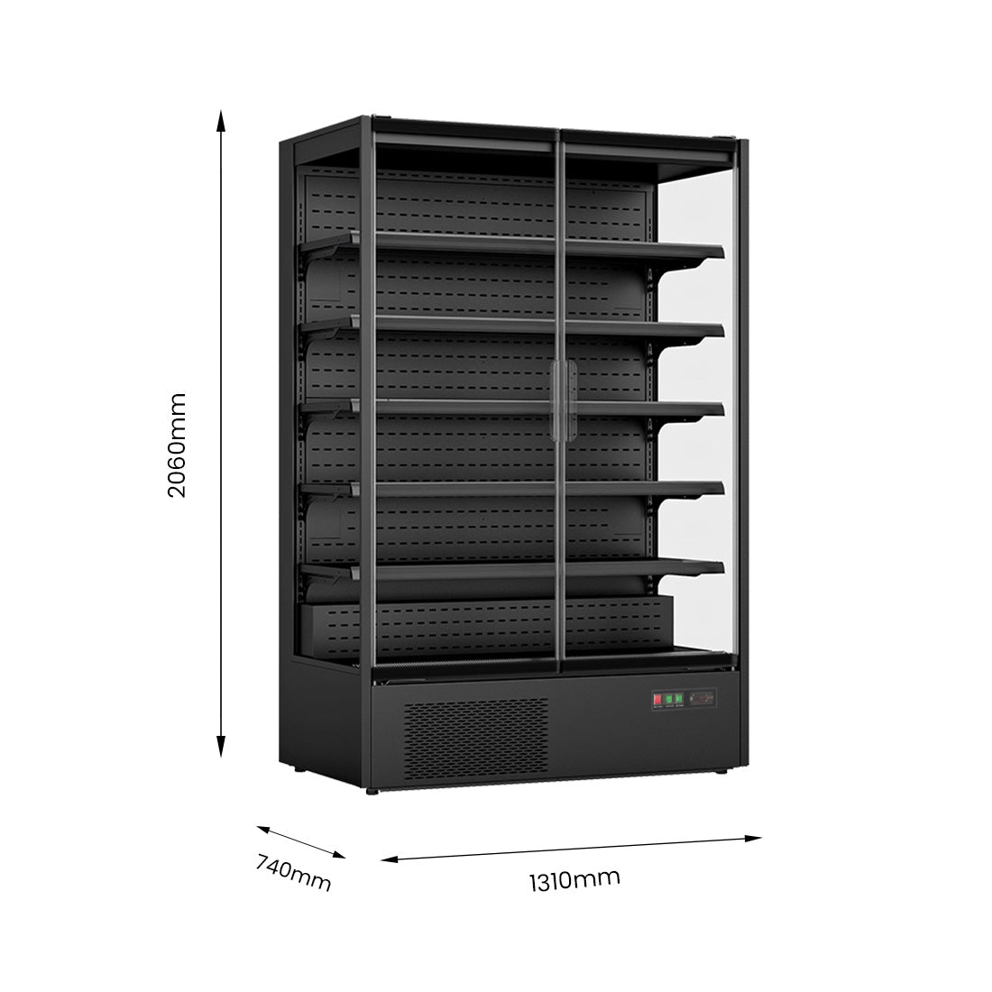 Thermaster Supermarket Panorama 2 Door Chiller Display – DC-125B