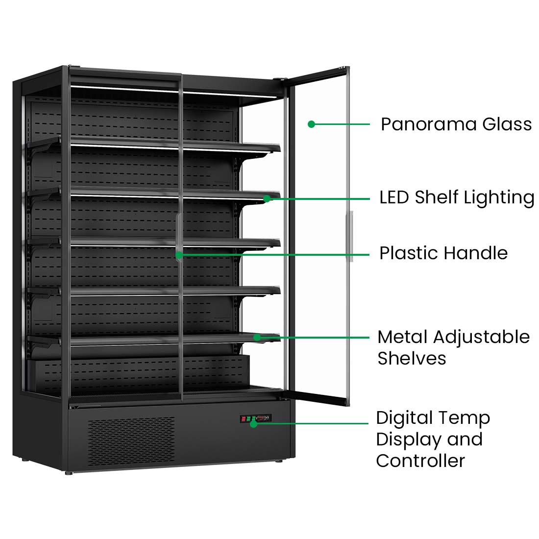 Thermaster Supermarket Panorama 2 Door Chiller Display – DC-125B