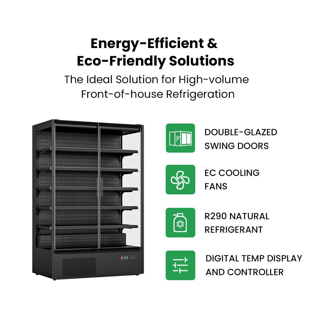 Thermaster Supermarket Panorama 2 Door Chiller Display – DC-125B