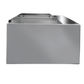 Tecnodom Serie MR80 Black 2480mm Self-serving Deli Display with Storage and Castors – TDMR-0825SELF