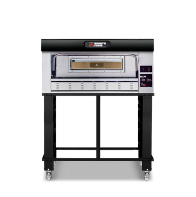 Moretti Forni - P110G Single Deck Oven on Stand - COMP P110G B/1/S