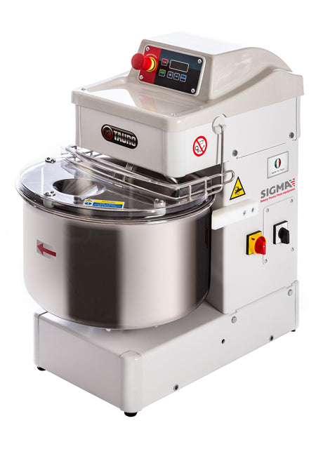 Sigma - Single Phase, Variable Speed Fixed Bowl Spiral Mixer - Tauro22/PO/1PH