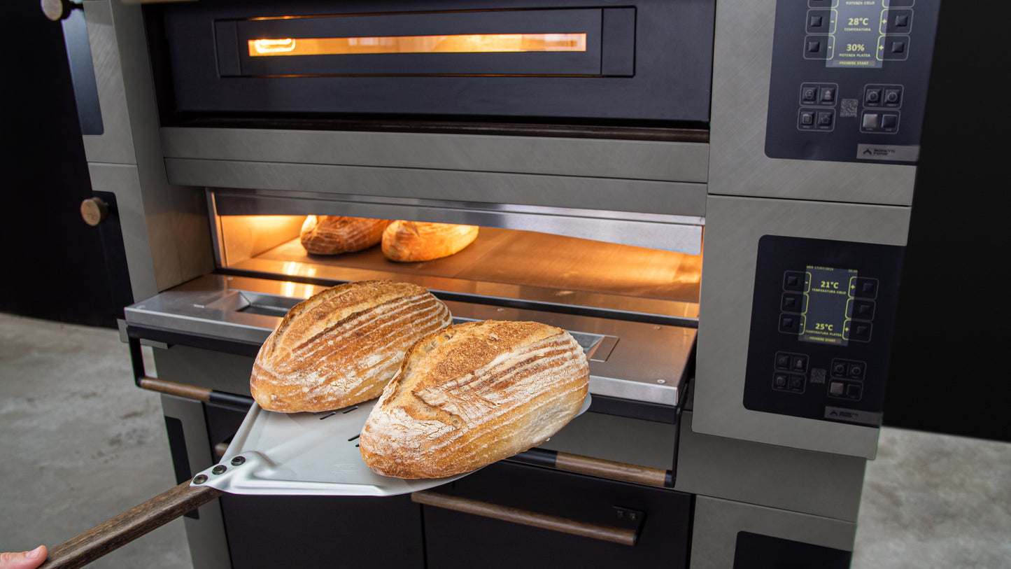 Moretti Forni - SerieS Triple Deck Oven on Stand - COMP S140E/3/lL