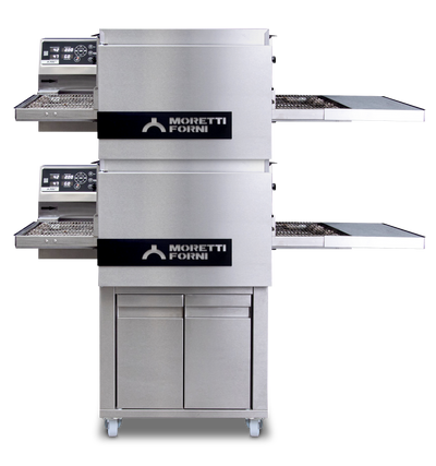 Moretti Forni - Double Chamber Electric Conveyor Oven w/support - T64E/2 SC