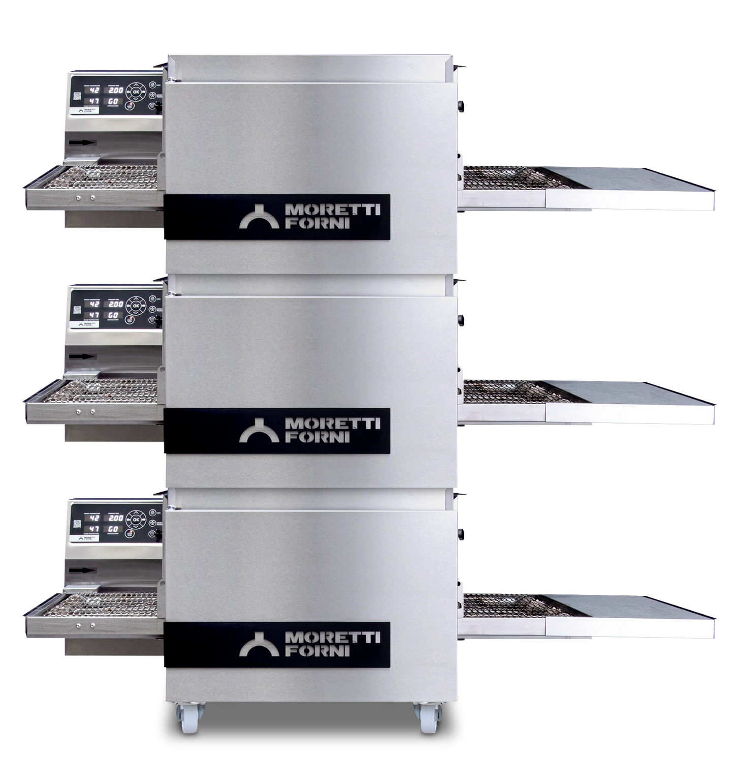 Moretti Forni - Triple Chamber Electric Conveyor Oven w/support - T64E/3 S