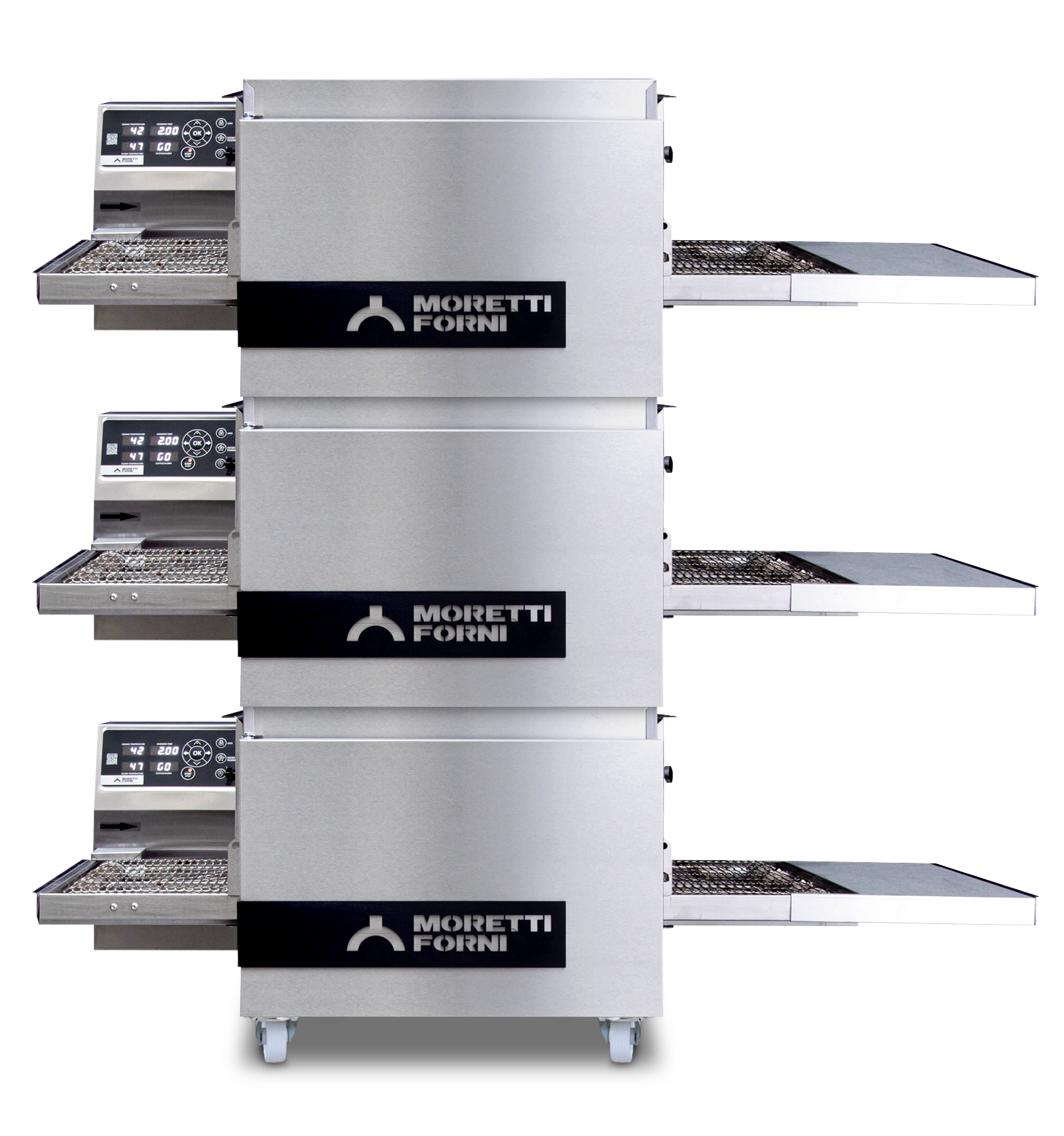 Moretti Forni - Triple Chamber Electric Conveyor Oven w/support - T64E/3 S