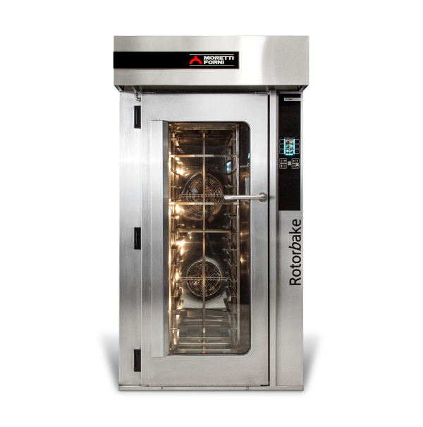 Moretti Forni - Electric Rotory Oven with Rack Trolley - R14E