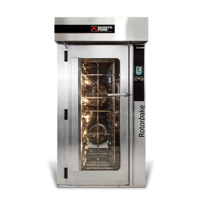 Moretti Forni - Electric Rotory Oven with Rack Trolley - R14E