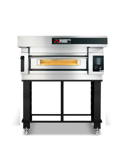 Moretti Forni - serieS Single Deck Bakery Oven on Stand - COMP S125E/1A/S