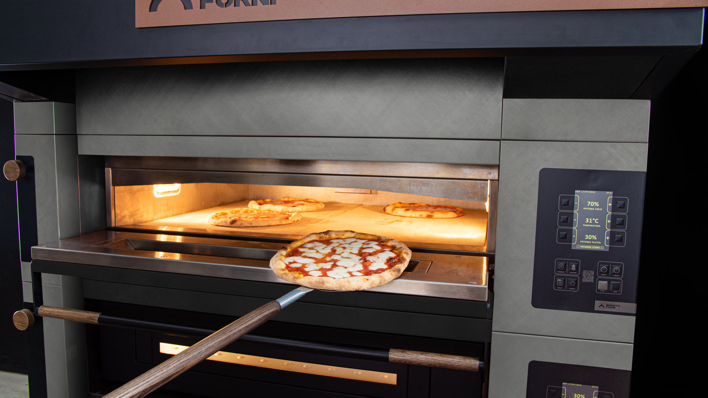 Moretti Forni - SerieS Triple Deck Oven on Stand - COMP S140E/3/lL