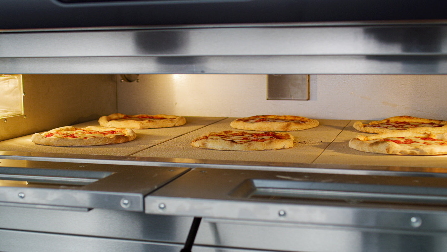 Moretti Forni - SerieS Triple Deck Oven on Stand - COMP S125E/3/L