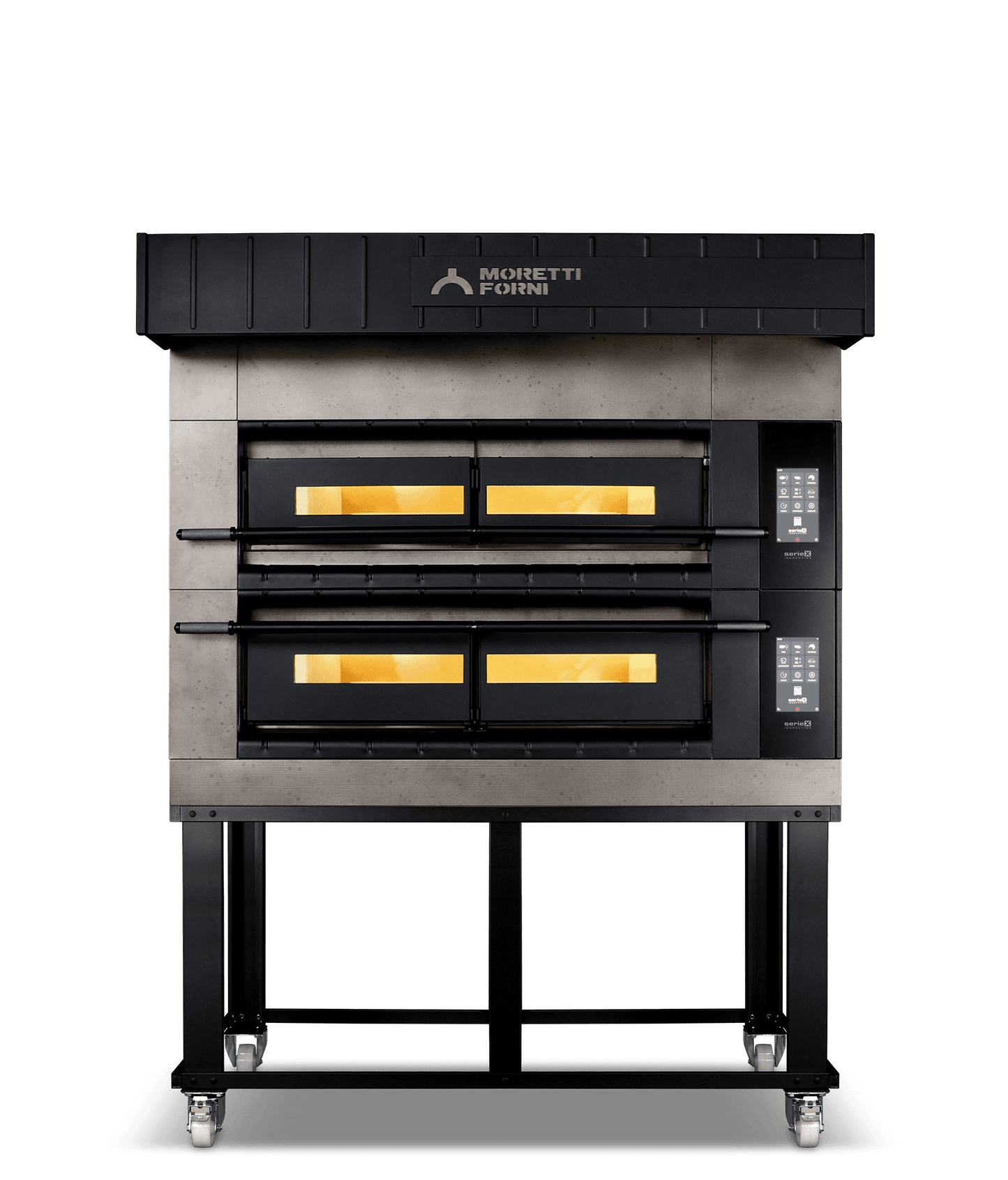 Moretti Forni - SerieX Double Deck Oven on Stand - COMP X100E/2/S