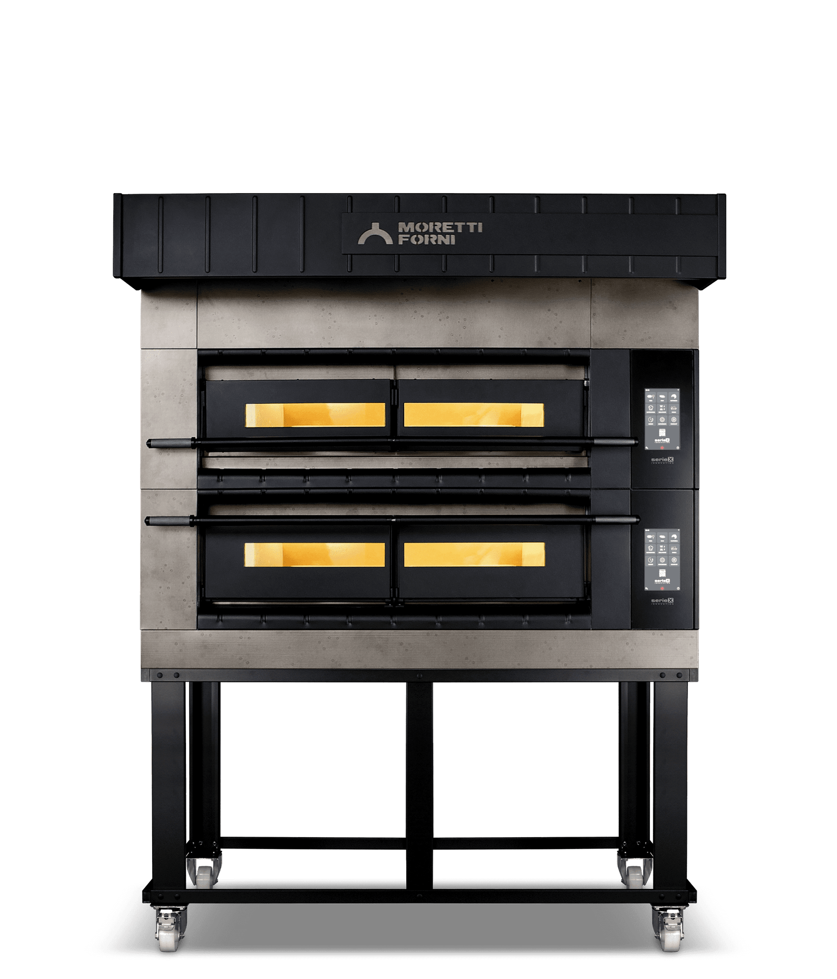 Moretti Forni - SerieX Double Deck Oven on Stand - COMP X100E/2/S