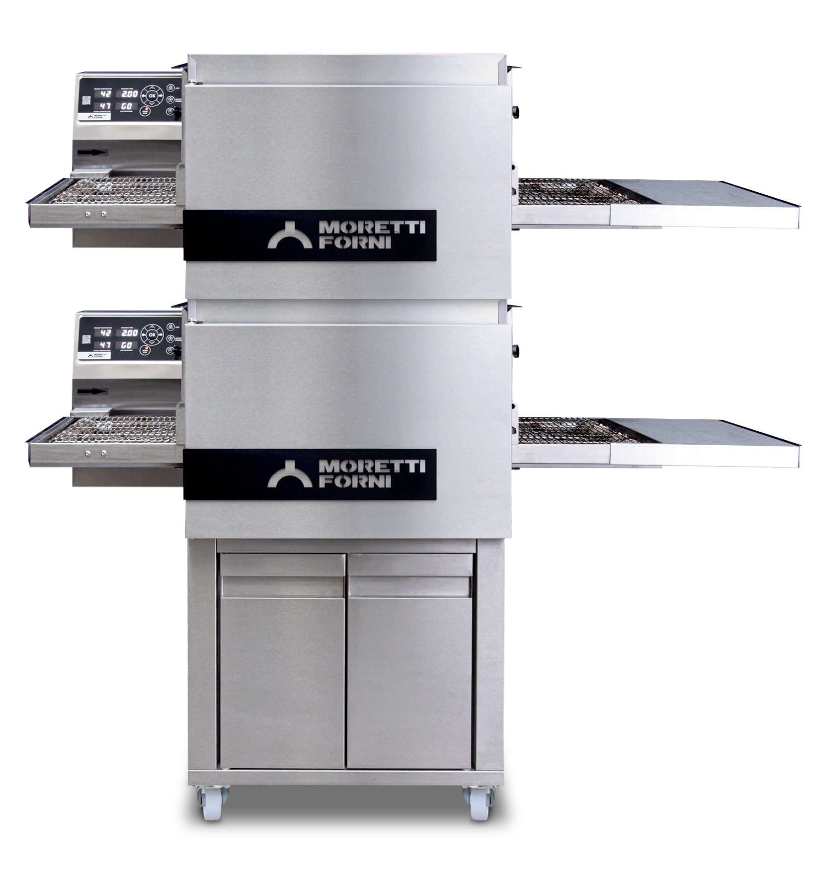 Moretti Forni - Double Chamber Gas Conveyor Oven w/support - T64G/2 SC