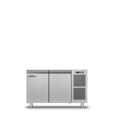 Coldline - 2 Door Master Counter with s/steel worktop & Splashback -2°+8°C - TA13/1M