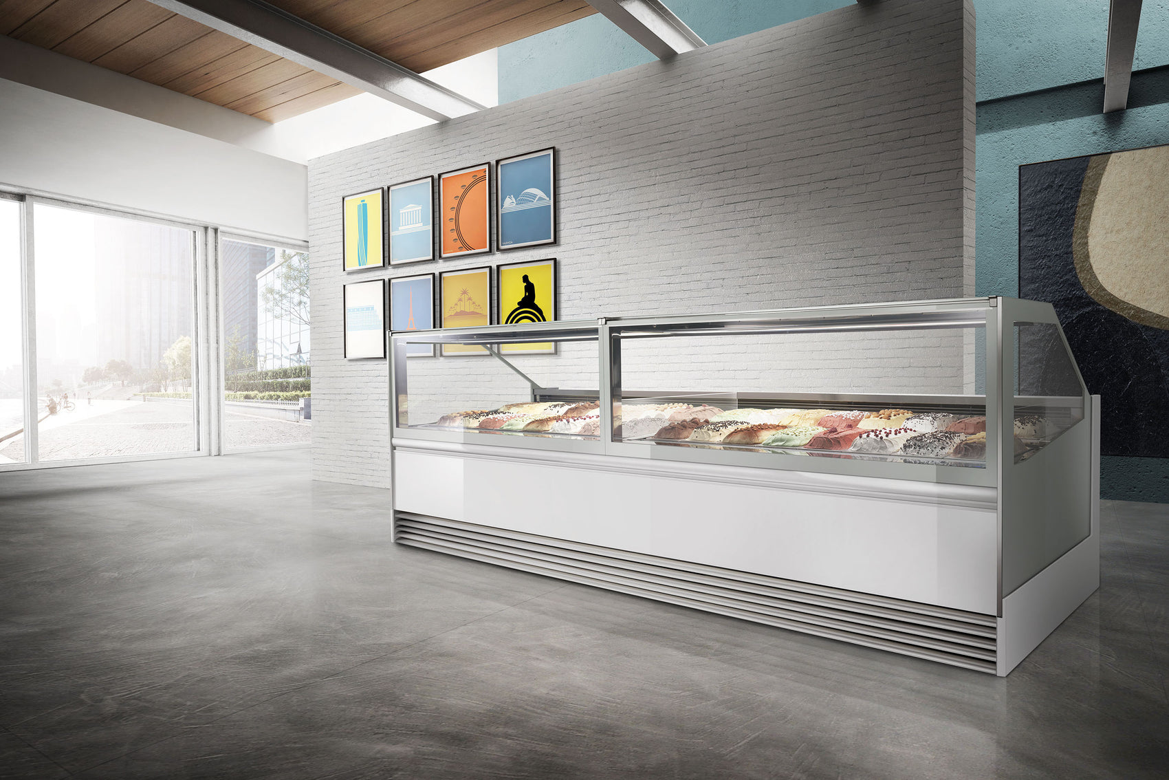 Frigomeccanica - PREMIUM 24 Pan Gelato Showcase - PREMIUM 24 H