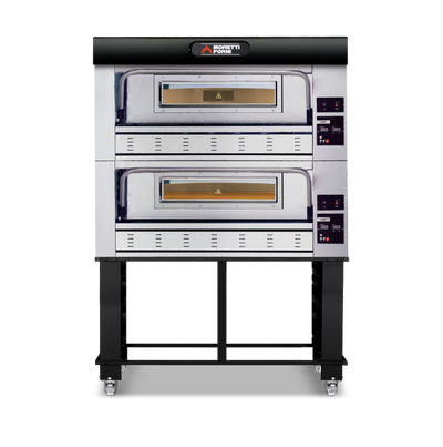 Moretti Forni - P110G Double Deck Oven on Stand - COMP P110G A/2/S