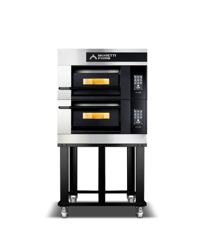Moretti Forni - SerieX Double Deck Oven on Stand - COMP X50E/2/S