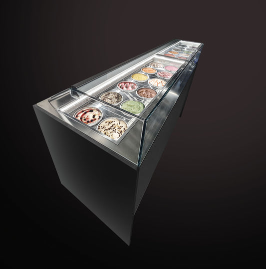 Frigomeccanica - DROP ICE 12 Pozzetti Gelato Showcase - DROP PZ12