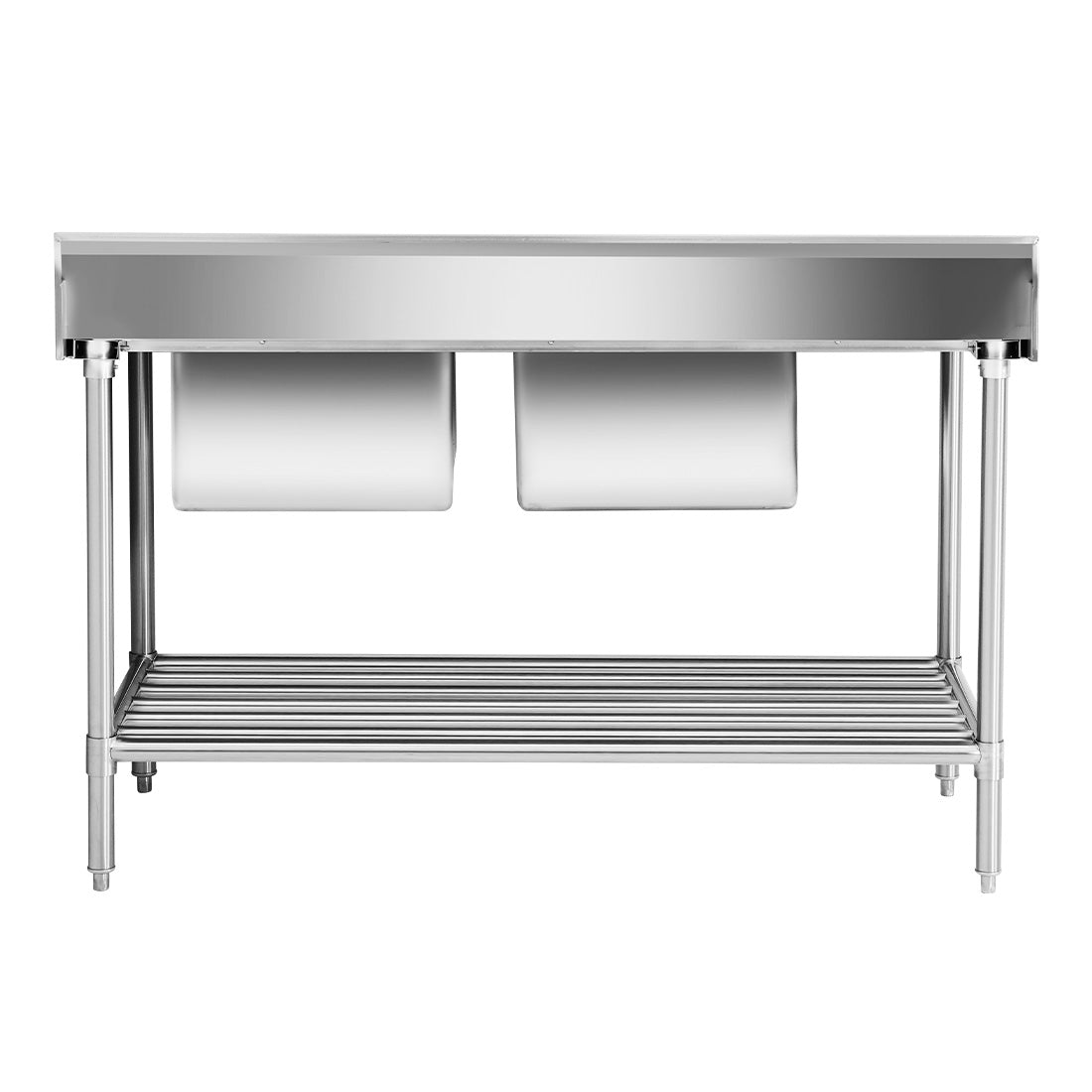 Right Inlet Double Sink Dishwasher Bench – DSBD7-1500R/A