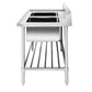 Right Inlet Double Sink Dishwasher Bench – DSBD7-1500R/A