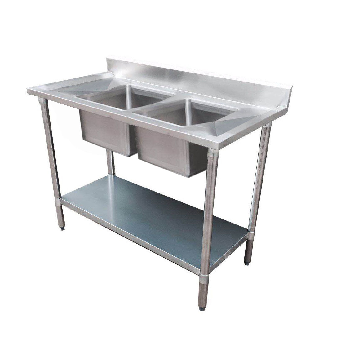 Modular System Double Sink Bench Centre 1200x700x900mm – 1200-7-DSBC