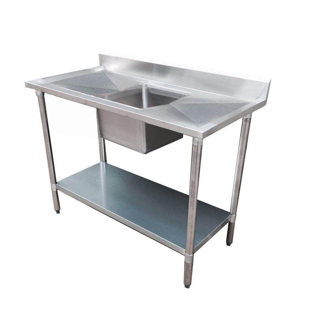 Modular System Single Sink Bench Centre 1200x700x900mm – 1200-7-SSBC