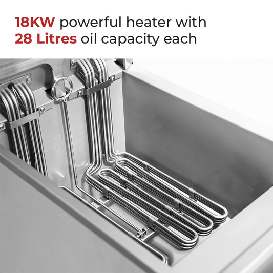 Frymax EF-28LE – 28L Oil Capacity Electric Fryer