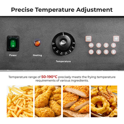 Frymax EF-28LE – 28L Oil Capacity Electric Fryer