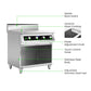 Electmax 700 Series Induction 4-Burner Cooker with Splashback EIC7-800P