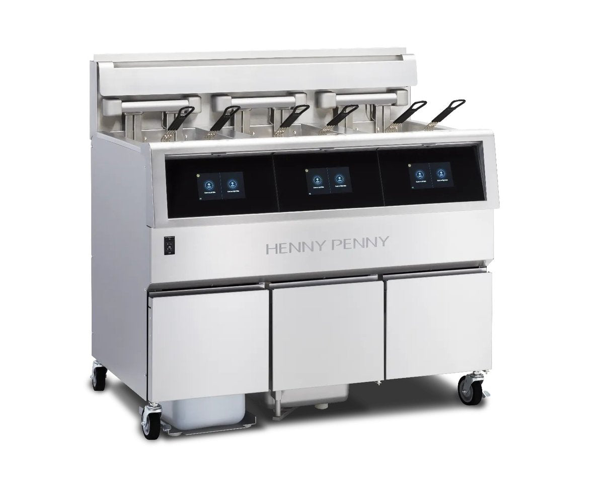 Henny Penny OFE513 – Electric – Three Well Filter Fryer