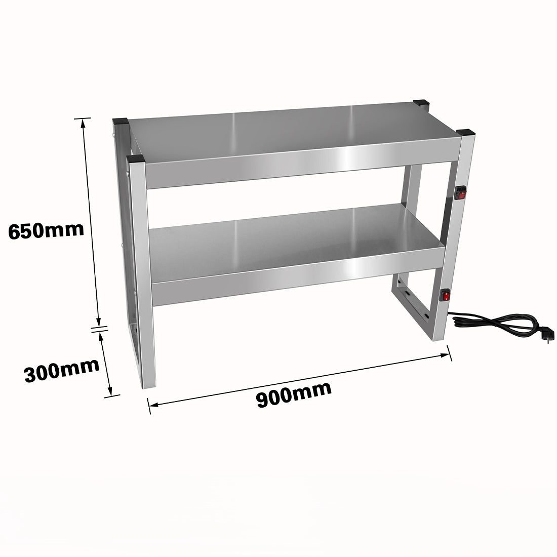 Benchstar Commercial Food Warmer with 4 Lamps  FW4L-092