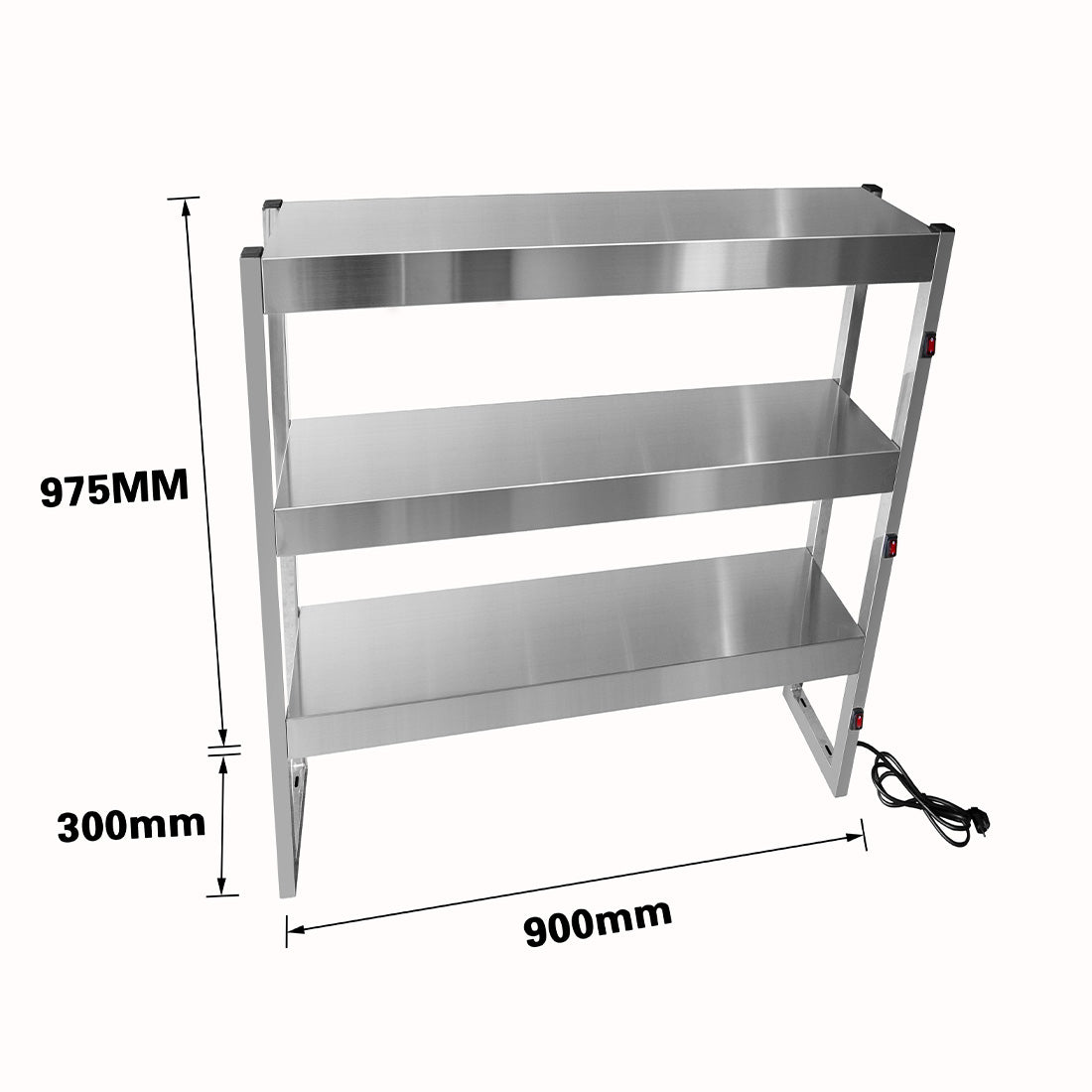 Benchstar Commercial Food Warmer with 6 Lamps  FW6L-093