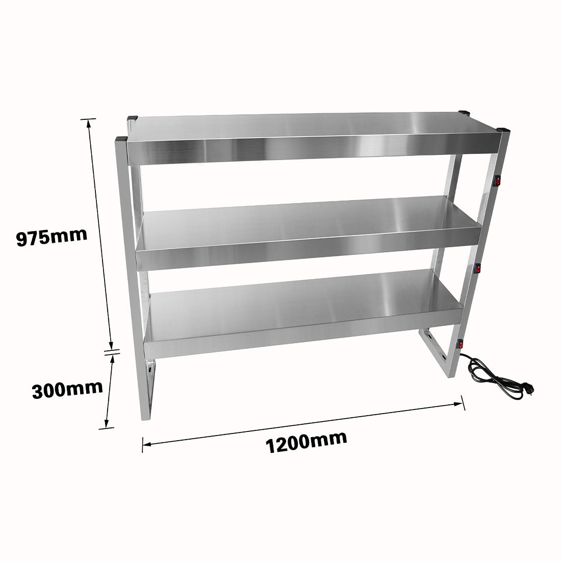 Benchstar Commercial Food Warmer with 9 Lamps  FW9L-123