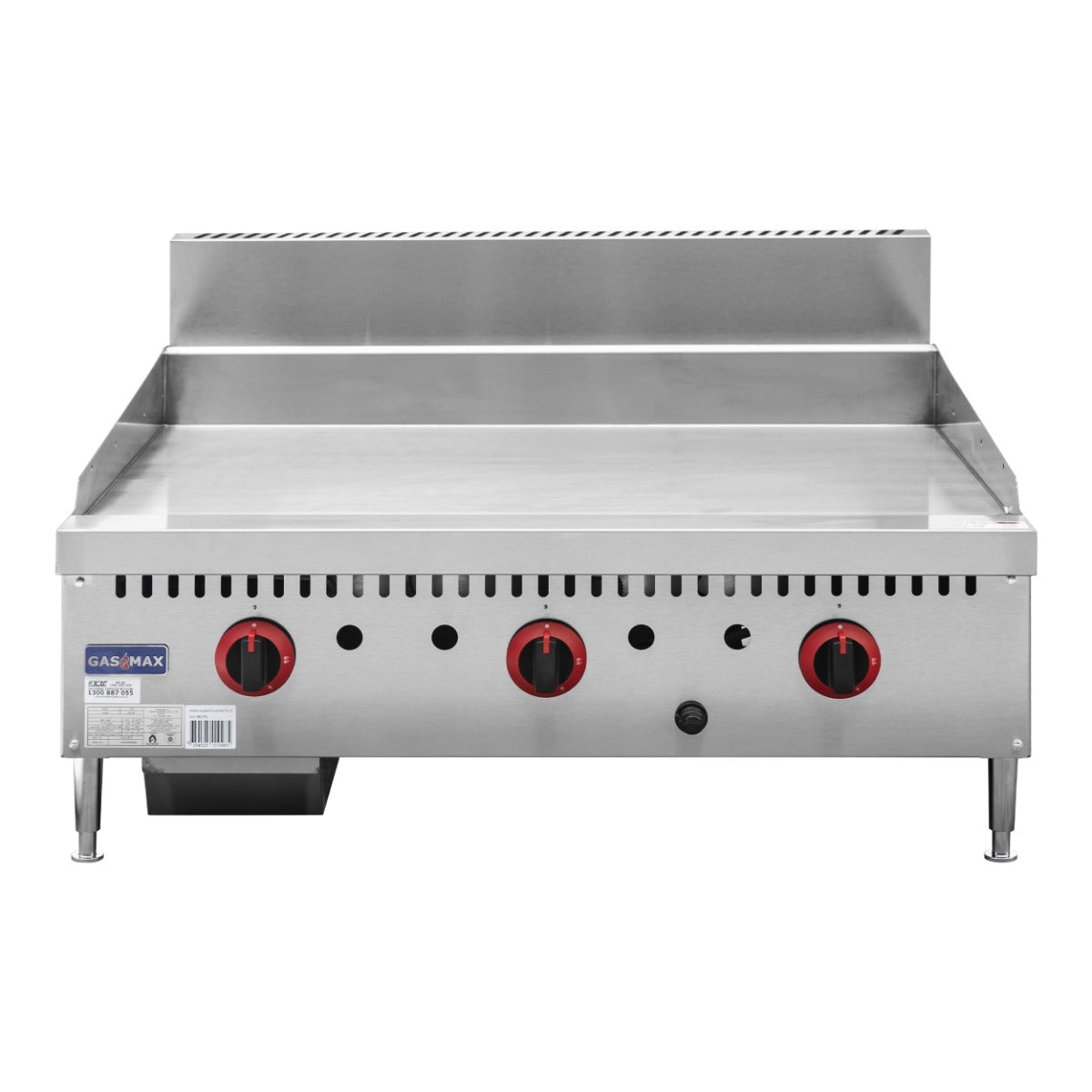 Gasmax Three burner NG Griddle Top – GG-36