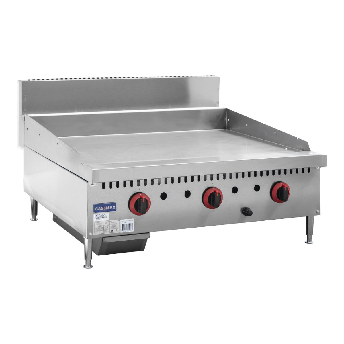 Gasmax Three burner LPG Griddle Top – GG-36LPG