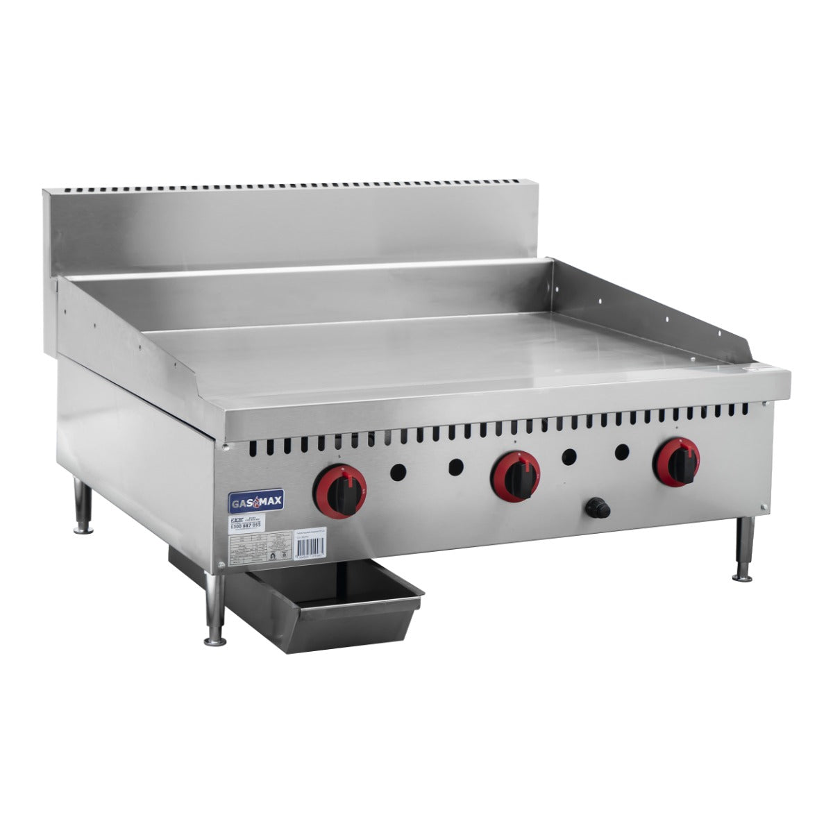 Gasmax Three burner NG Griddle Top – GG-36