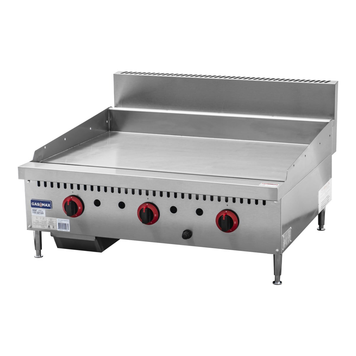 Gasmax Three burner LPG Griddle Top – GG-36LPG
