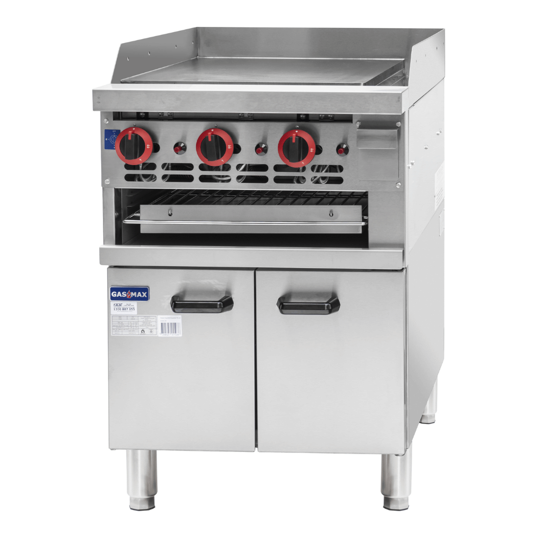 Gasmax Gas Griddle and Gas Toaster with Cabinet – GGS-24