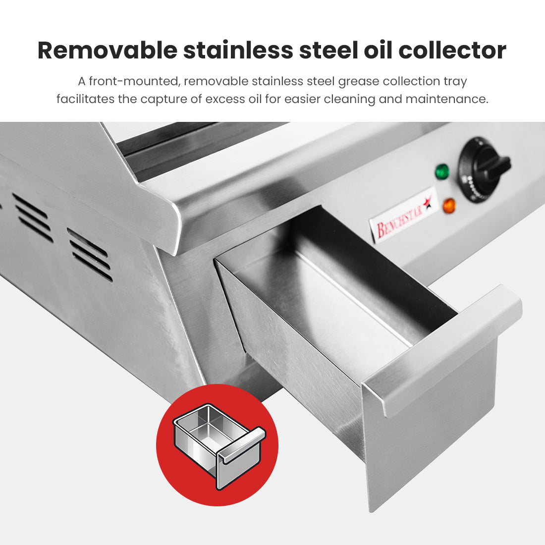 Benchstar MAX~ELECTRIC Griddle – GH-760E
