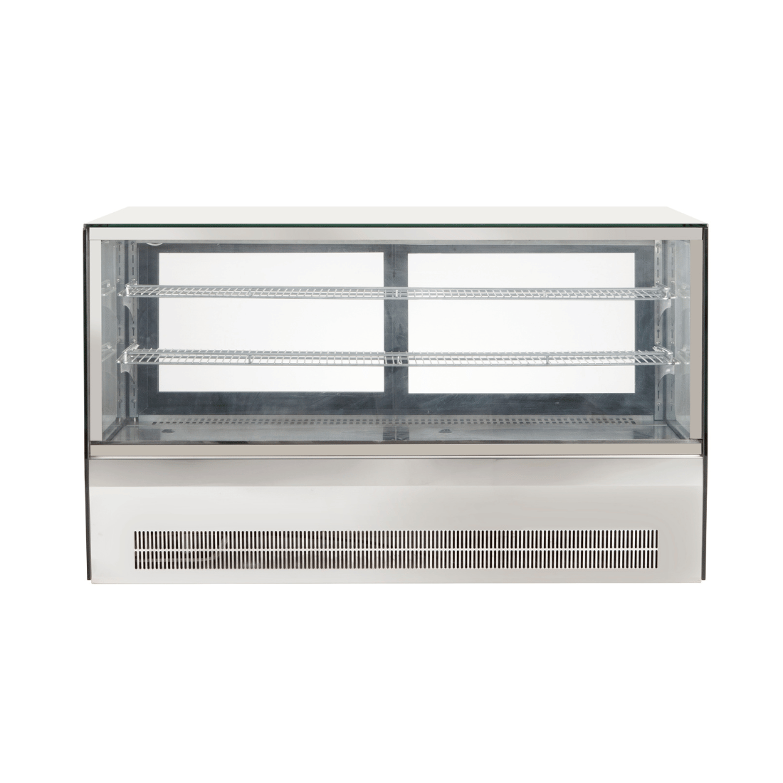 Counter top square 2 Shelves Glass cold food display – GN-1200RT