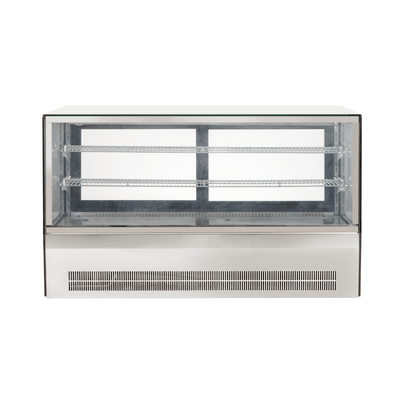 Counter top square 2 Shelves Glass cold food display – GN-1200RT
