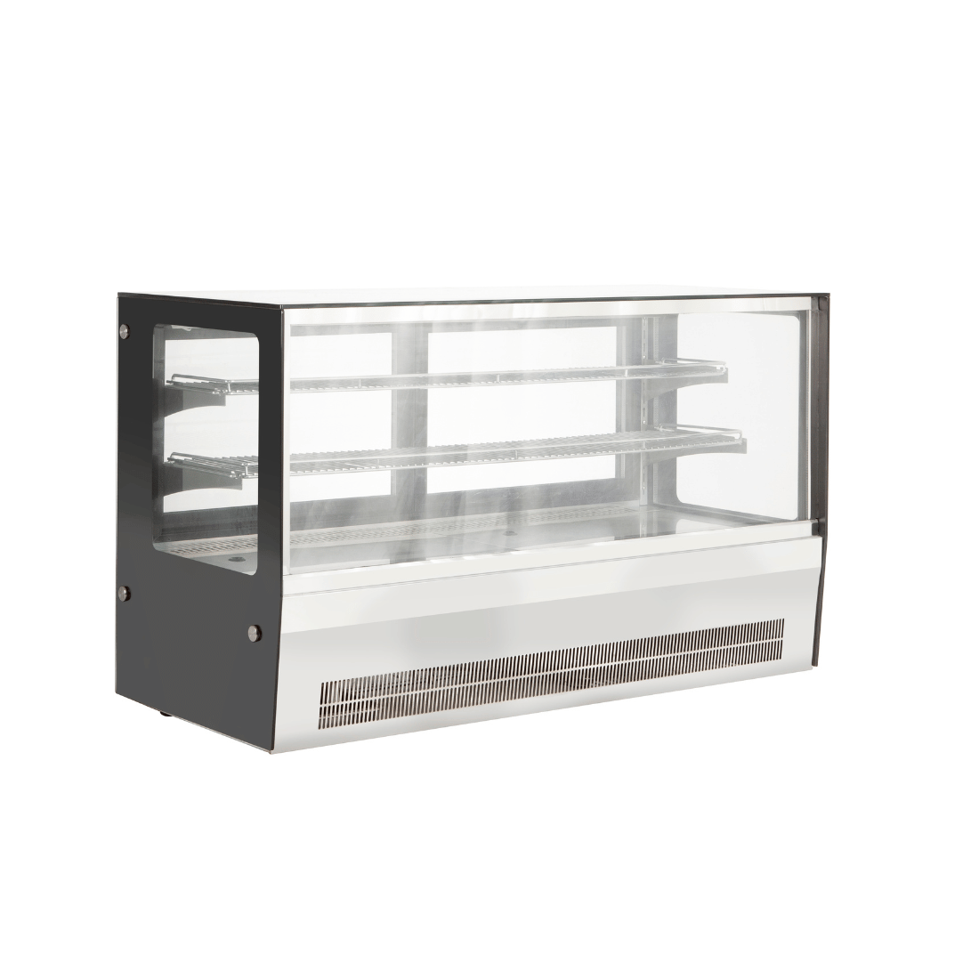 Counter top square 2 Shelves Glass cold food display – GN-1200RT