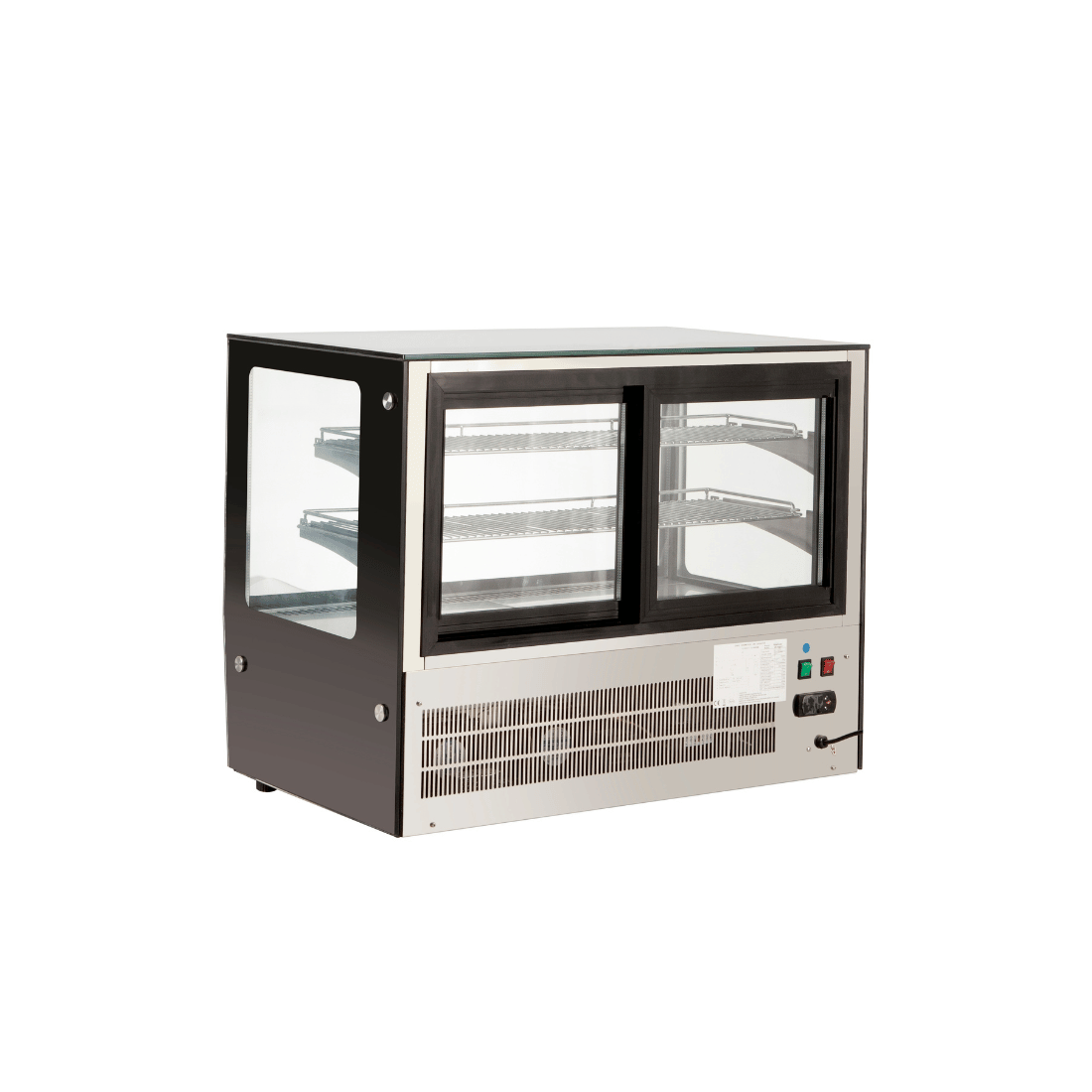 Bonvue Counter top square glass cold food display – GN-900RT