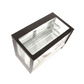 Bonvue Counter top square glass cold food display – GN-900RT