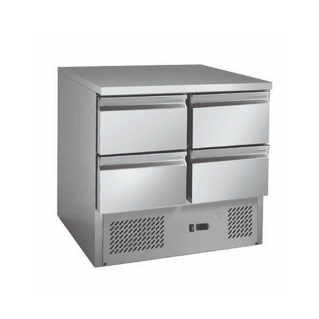 Thermaster Stainless steel 4-Drawers Compact Workbench Fridge – GNS900-4D