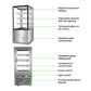 Bonvue Heated Display Cabinet – H-SF820V