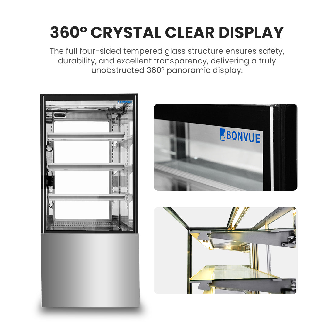 Bonvue Heated Display Cabinet – H-SF820V