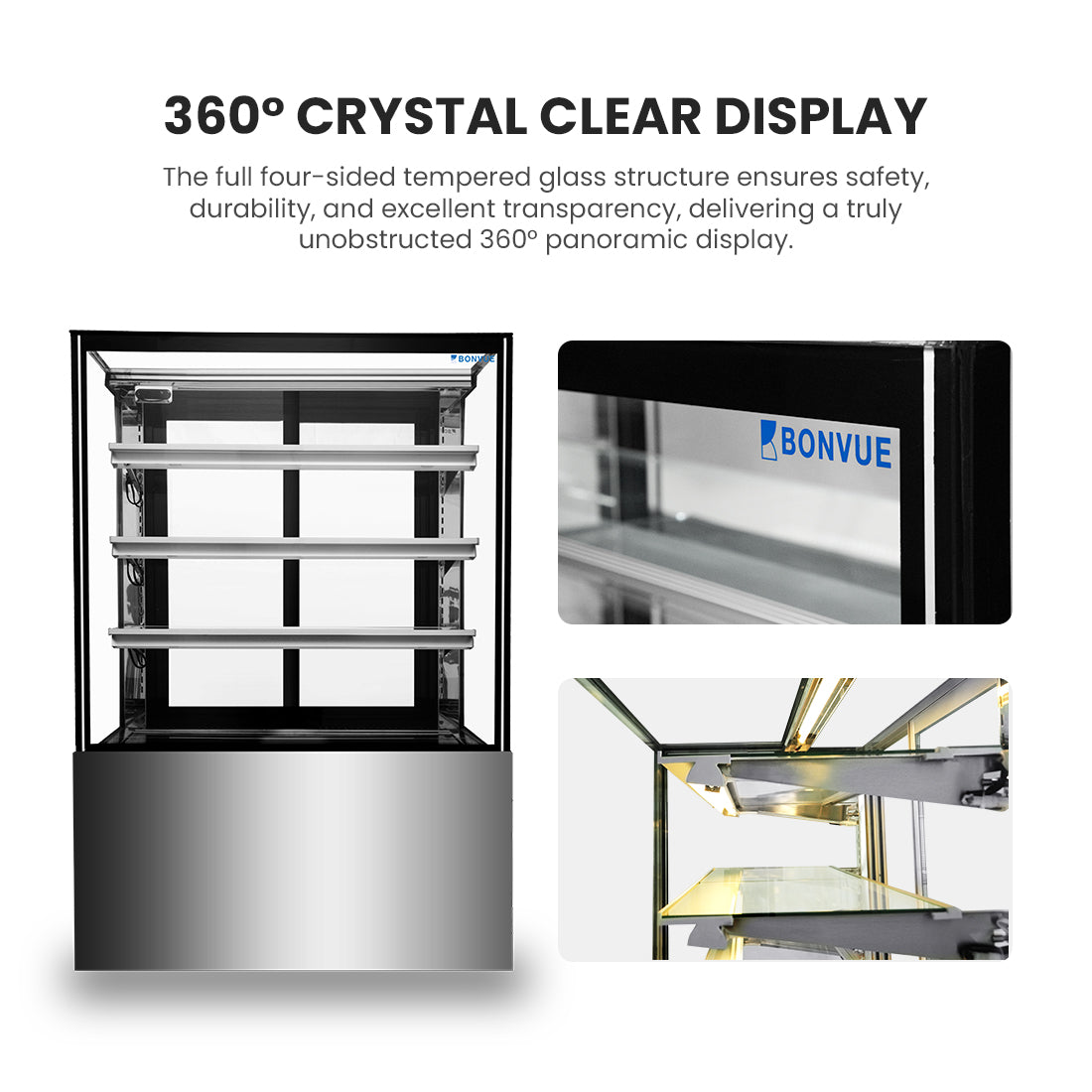 Bonvue Heated Display Cabinet – H-SF830V