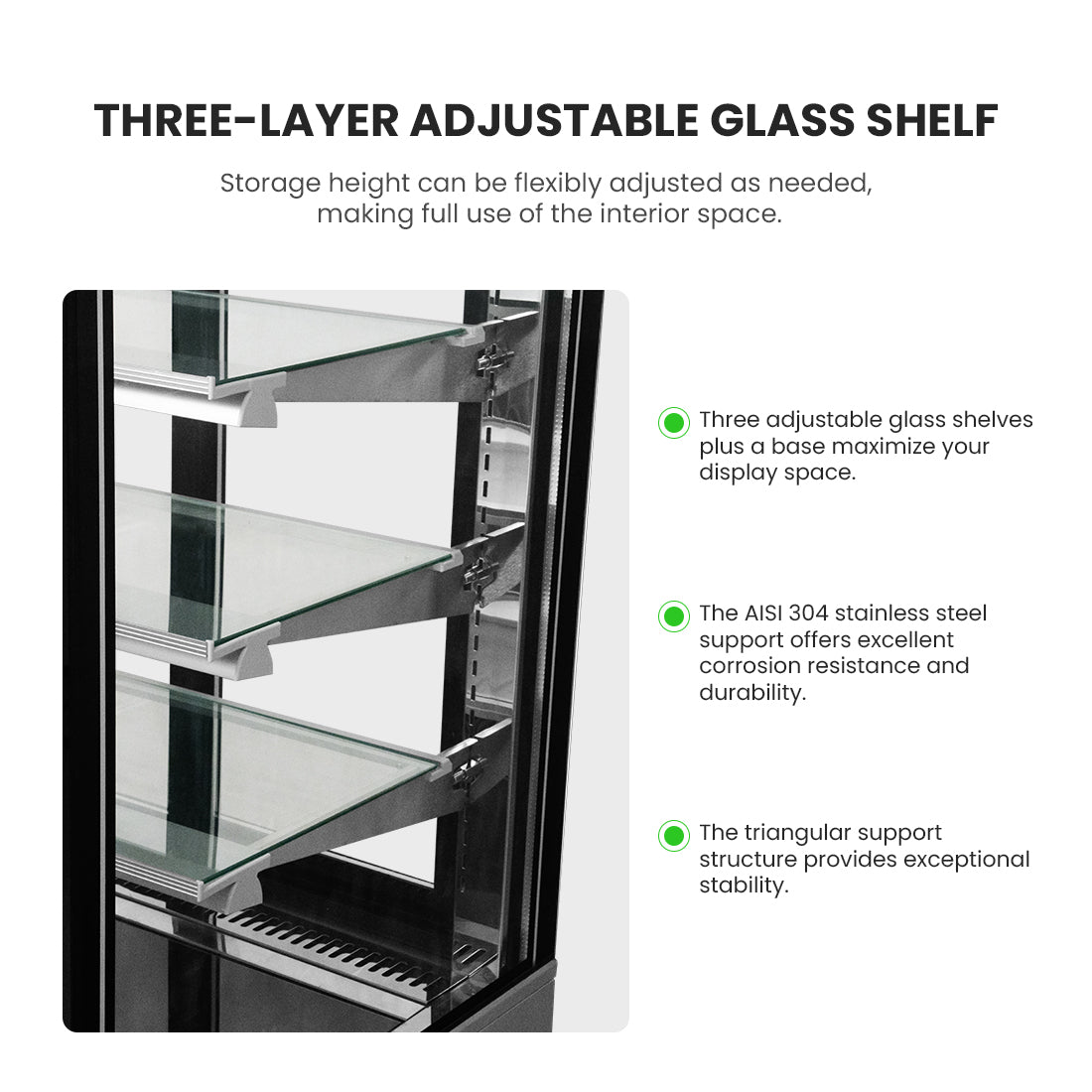 Bonvue Heated Display Cabinet – H-SF840V